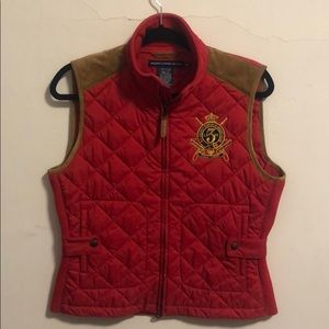 Ralph Lauren Riding Vest with Embroidery Sz Lg